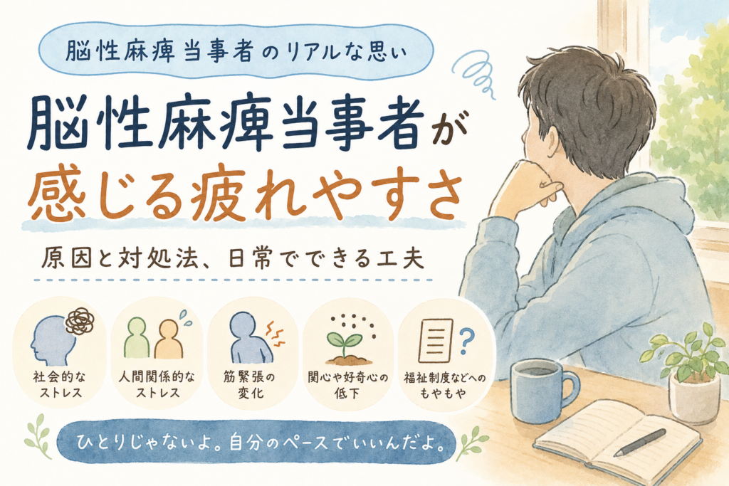 脳性まひ当事者が感じる疲れやすさ