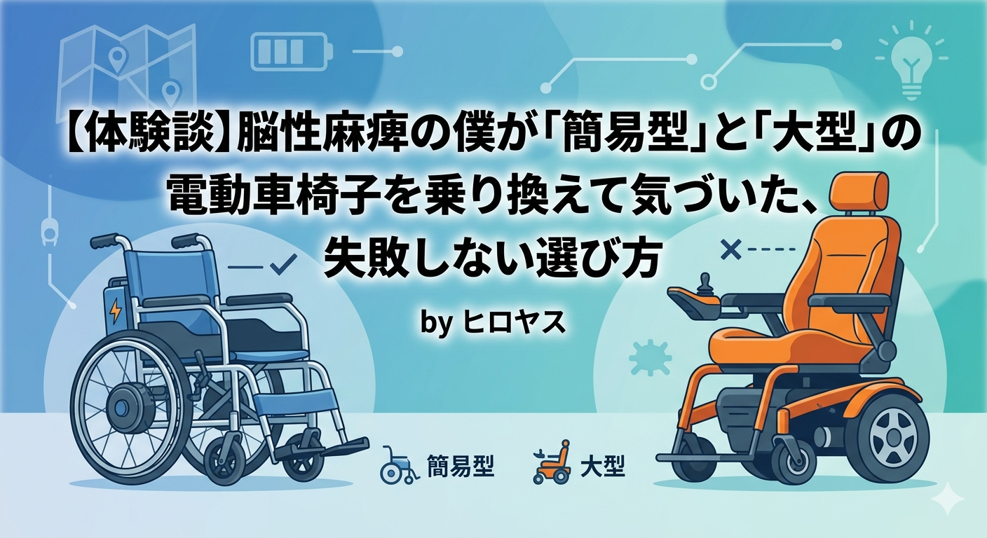 脳性麻痺電動車椅子の選び方について
