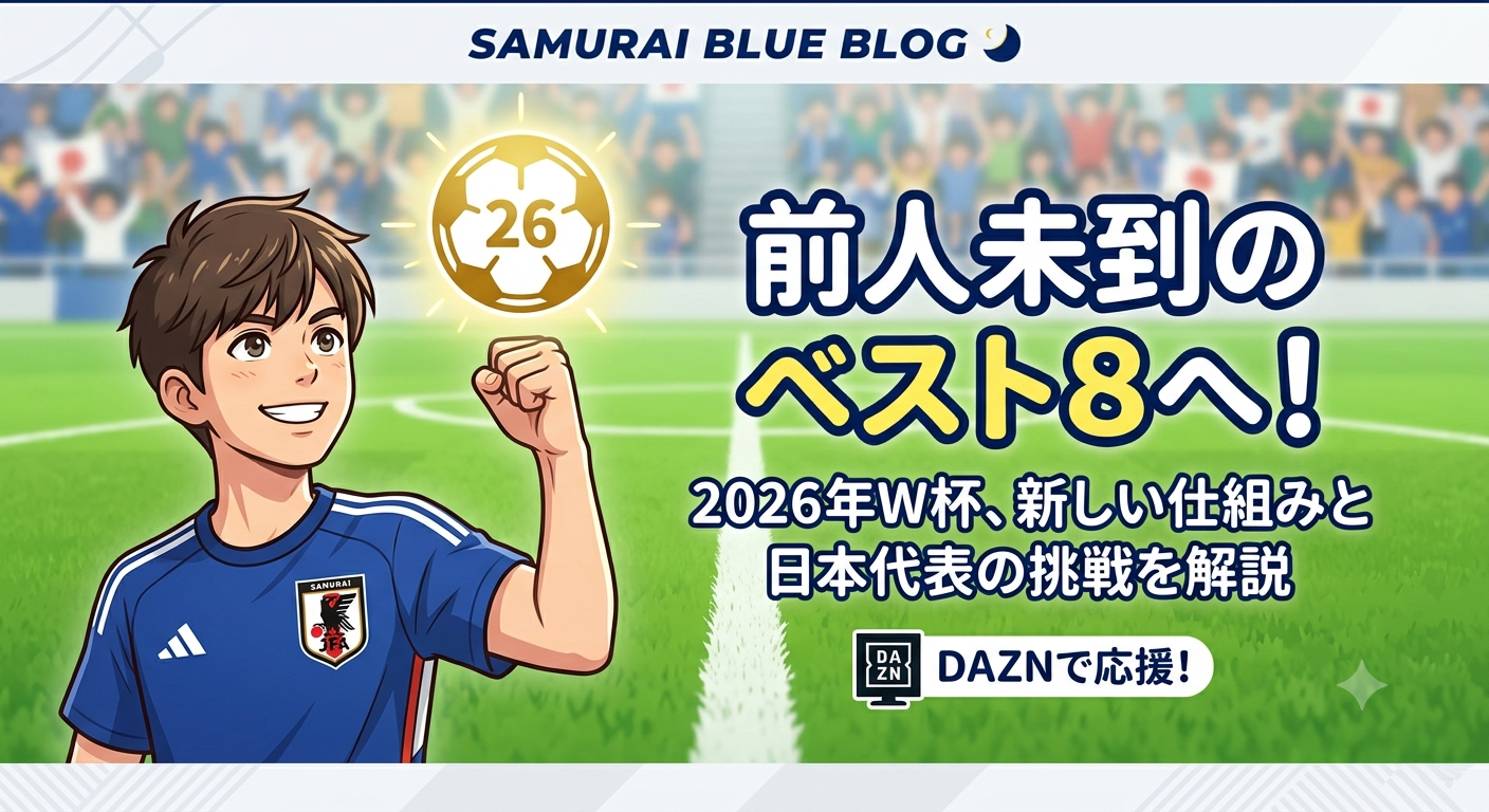 ワールドカップサッカー日本ベスト8へ