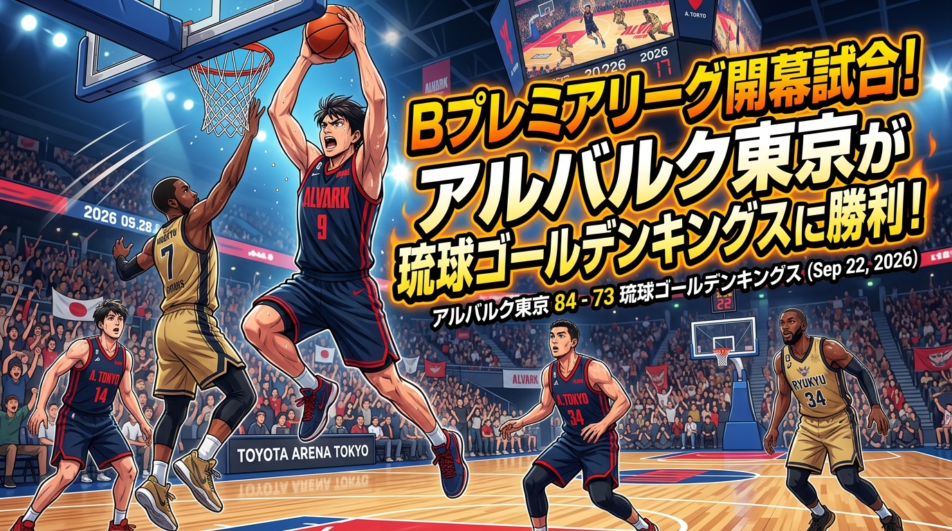 アルバルク東京が琉球ゴールデンキングスに勝利